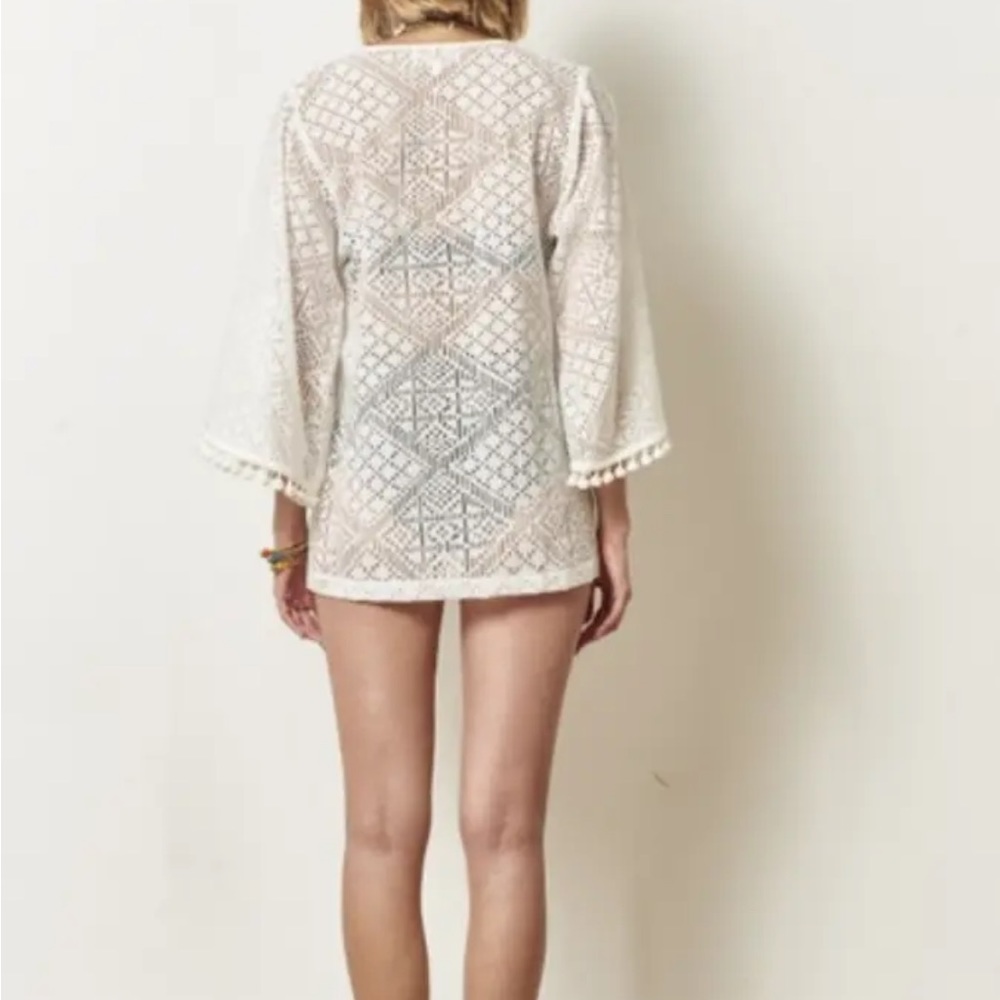 Anthropologie Corey Lynn Calter Pom Pom Cover Up - Picture 3 of 4